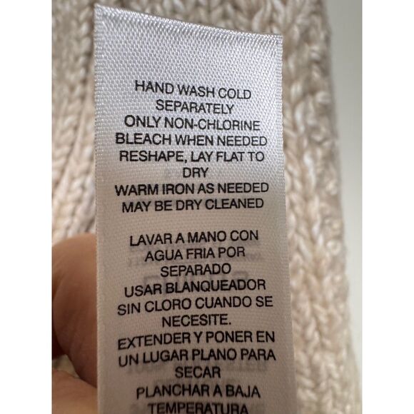 NWT - CHICO'S Fringe Fran Sleeveless Sweater Neutral, Sz 2 (L) - Picture 8 of 8